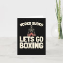 Recherche de match vœux cartes Boxeur
