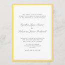 Recherche de jaune gris mariage invitations Simple