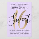 Recherche de foil 16ans anniversaire invitations Feuille d'or