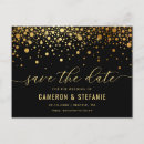 Zoek naar black gold save the dates Elegant