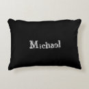 Recherche de moderne noir et blanc coussins Monogramme