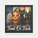 Zoek naar trucs servetten Trick or treat