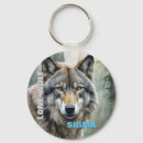 Recherche de loup sauvage porteclés Contenu générationnel