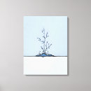 Zoek naar stilte canvas prints Eenzaamheid