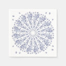 Recherche de motif mandala serviettes Bleu