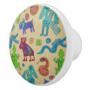 Recherche de motif tribal boutons et poignées de porte Folklore