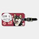 Recherche de shiba inu bagages étiquettes Voyage