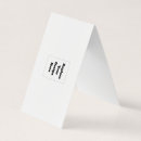 Zoek naar lege visitekaartjes Monogram zakelijk elegant