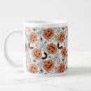 Recherche de citrouille de halloween tasses Toile d'araignée