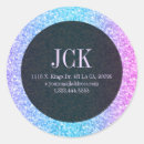 Recherche de cercle rose autocollants Bleu