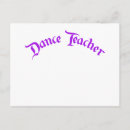 Recherche de professeur de danse cartes postales Ballet