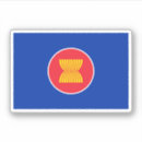 Recherche de asie du sud est autocollants Drapeau