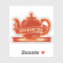 Recherche de thé anglais autocollants Café