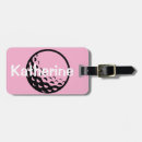 Recherche de golf bagages étiquettes Rose