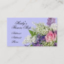 Recherche de lilas cartes visite Lumineux