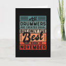 Recherche de percussion vœux cartes Kit de batterie