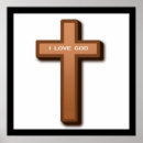 Zoek naar christus kruis posters Jeshua
