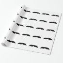 Recherche de moustache noire papier cadeau Rétro
