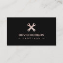 Zoek naar handyman logo visitekaartjes Loodgieter