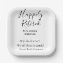 Recherche de bonne année assiettes en papier Minimaliste