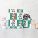 Recherche de pingouin de père noël papier cadeau Vacances