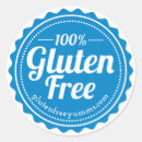 Recherche de sans gluten autocollants Étiquettes