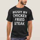 Recherche de poulet frit vêtements Steak