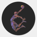 Recherche de slam autocollants Joueur de basket
