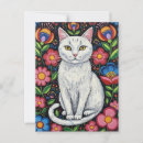 Recherche de chats colorés cartes postales Floral