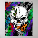 Recherche de papillon monarque art Crâne