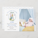 Recherche de rabbit anniversaire invitations Bleu