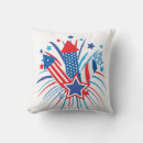 Recherche de rouge bleu et blanc coussins Fête de l'indépendance