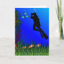 Recherche de diving vœux cartes Diver
