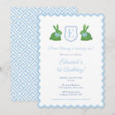 Recherche de de lapin invitations Bleu
