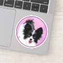Zoek naar papillon hond stickers Vlinder