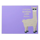 Zoek naar lama notitieblokken Illustratie