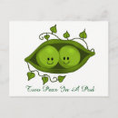 Recherche de petit pois cartes postales Vert