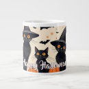 Recherche de le chat dans le chapeau tasses Halloween