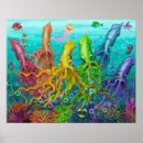 Recherche de calmar posters Tentacules