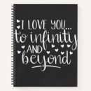 Zoek naar oneindigheid notitieboeken Liefde