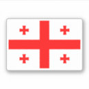 Recherche de drapeau géorgien autocollants Pays