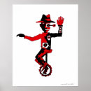 Recherche de monocycle posters Clown
