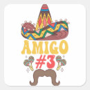 Recherche de sombrero autocollants Fête mexicaine