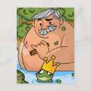 Recherche de petites grenouilles cartes postales Dessin animé