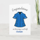 Recherche de uniforme vœux cartes Bleu