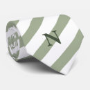 Recherche de vert de rayure cravates Monogramme