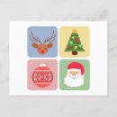 Recherche de icônes de noël cartes postales Moderne