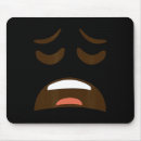 Zoek naar emoticons muismatten Gezicht
