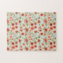 Recherche de pavot rouge puzzles Pavots