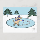 Recherche de patins de glace cartes postales Hiver